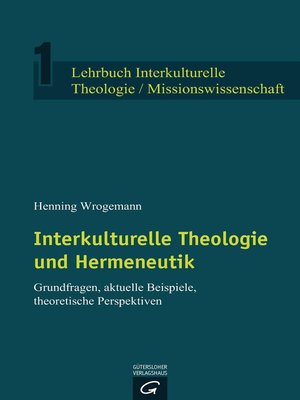 cover image of Interkulturelle Theologie und Hermeneutik